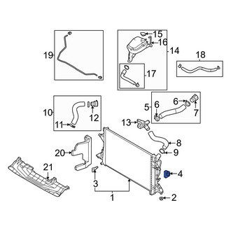 Hyundai OE - Radiator Mount Bracket