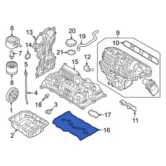 Hyundai OE - Engine Valve Cover Gasket