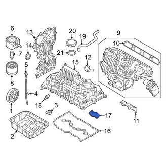Hyundai OE - Engine Valve Cover Washer Seal