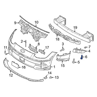 Hyundai OE - Tail Light Cover Screw