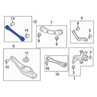 Hyundai OE - Rear Lower Rearward Suspension Control Arm