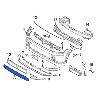 Hyundai OE - Front Inner Bumper Trim