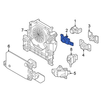 Hyundai OE - Front Left Inner Parking Aid Sensor Bracket