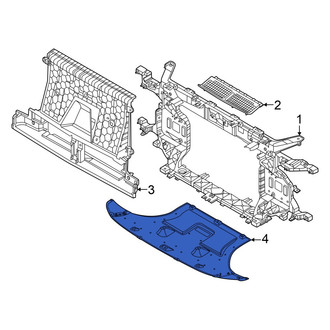 Hyundai OE - Front Radiator Support Splash Shield