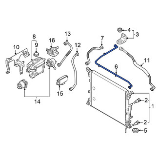 Hyundai OE - Radiator Coolant Hose