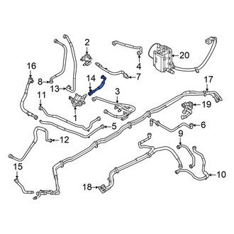 Hyundai OE - Engine Coolant Pipe