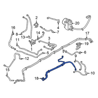 Hyundai OE - Rear Drive Motor Battery Pack Coolant Hose