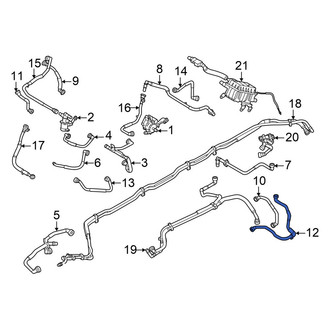 Hyundai OE - Rear Drive Motor Inverter Coolant Line