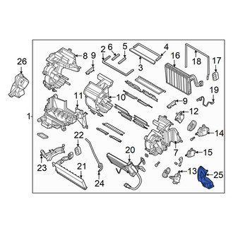 Hyundai OE - Front Right Cabin Air Intake Duct