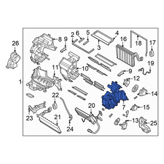 Hyundai OE - Front Right HVAC Unit Case