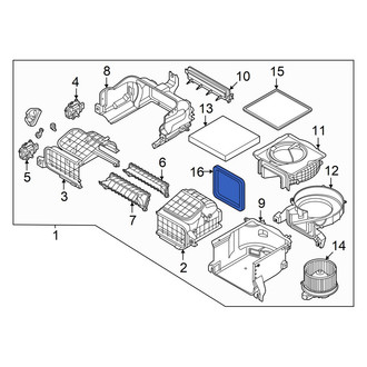 Hyundai OE - HVAC Blower Case Seal
