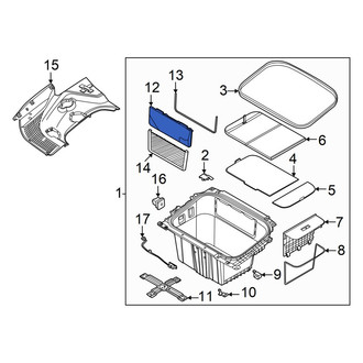 Hyundai OE - Front Trunk Trim Panel