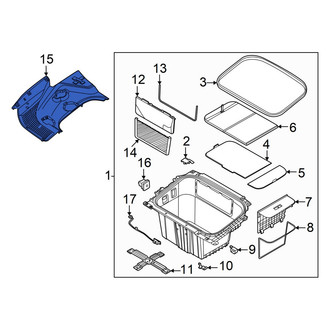 Hyundai OE - Front Left Radiator Support Access Cover