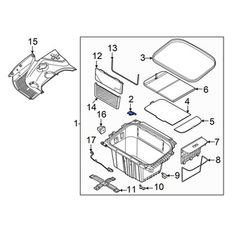 Hyundai OE - Trunk Floor Storage Box Cap