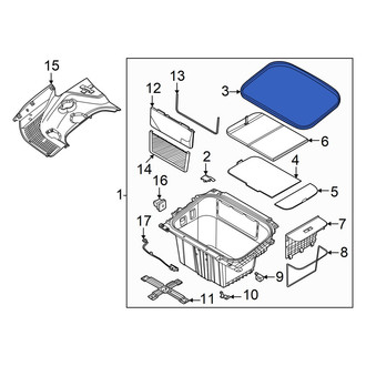 Hyundai OE - Trunk Floor Storage Box Seal