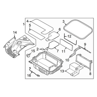 Hyundai OE - Hood - Cargo Area (Tray)