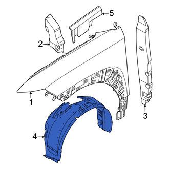 Hyundai OE - Front Left Fender Splash Shield