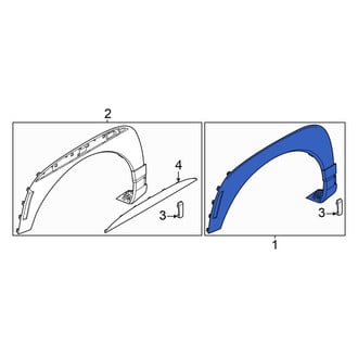 Hyundai OE - Front Left Wheel Arch Molding
