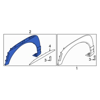 Hyundai OE - Front Left Wheel Arch Molding