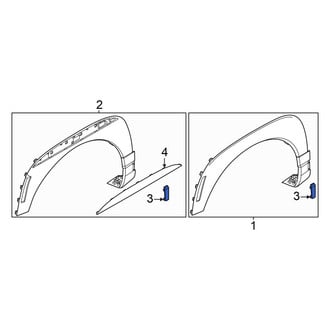 Hyundai OE - Front Left Lower Fender Molding