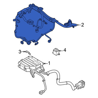 Hyundai OE - Front Hybrid Electric Motor Wiring Harness