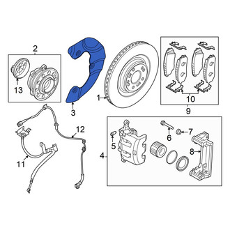 Hyundai OE - Front Right Brake Dust Shield