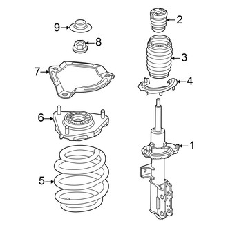 Hyundai OE - Front Suspension - Struts & Components