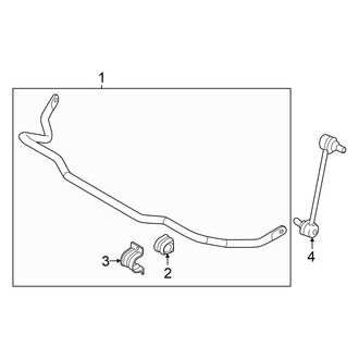 Hyundai OE - Front Suspension - Stabilizer Bar & Components (AWD)