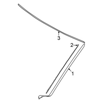Hyundai OE - Windshield - Reveal Moldings