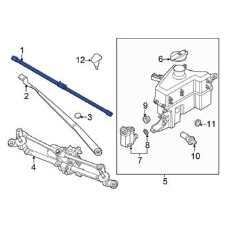 Hyundai OE - Front Left Wiper Blade