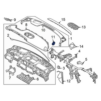 Hyundai OE - Dashboard Air Vent Trim