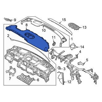 Hyundai OE - Upper Instrument Panel Pad