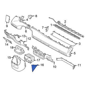 Hyundai OE - Center Lower Instrument Panel Trim Panel
