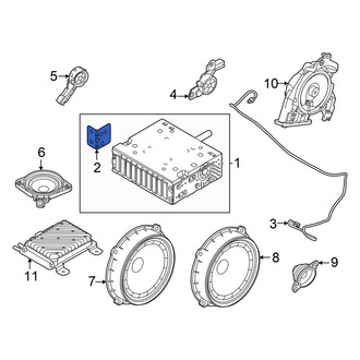 Hyundai OE - Left GPS Navigation Control Module Bracket