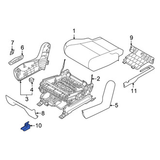 Hyundai OE - Seat Track Cover