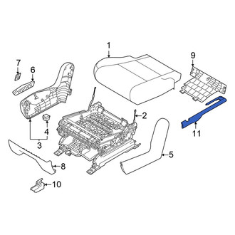 Hyundai OE - Seat Track Cover