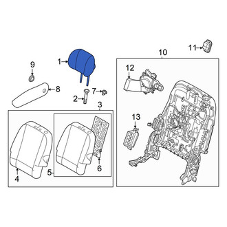 Hyundai OE - Center Headrest
