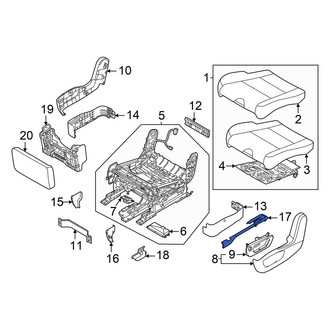 Hyundai OE - Seat Track Cover