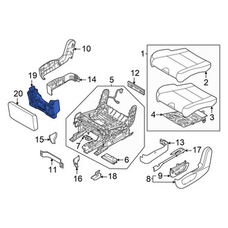 Hyundai OE - Center Foot Rest