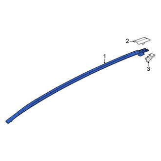 Hyundai OE - Left Roof Luggage Carrier Side Rail