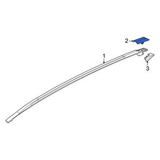 Hyundai OE - Left Lower Roof Luggage Carrier Side Rail Cap