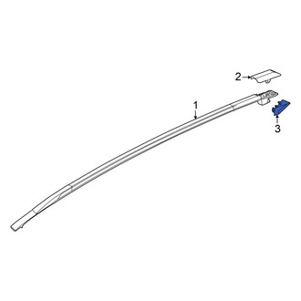 Hyundai OE - Left Lower Roof Luggage Carrier Side Rail Cap
