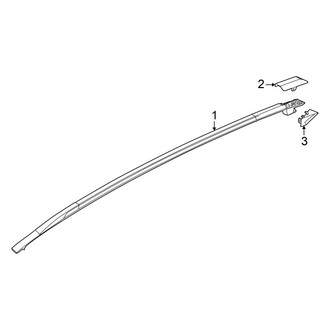 Hyundai OE - Roof - Exterior Trim (W/O Sunroof), (S / SE / SEL)