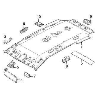 Hyundai OE - Roof - Interior Trim (W/O Sunroof), (S / SE / SEL)