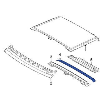 Hyundai OE - Rear Roof Bow