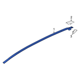 Hyundai OE - Left Roof Luggage Carrier Side Rail