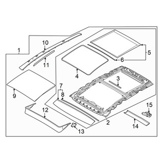 Hyundai OE - Sunroof Assembly