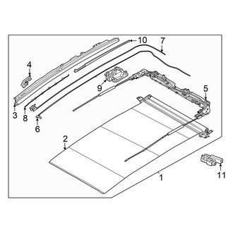 Hyundai OE - Sunroof Cover