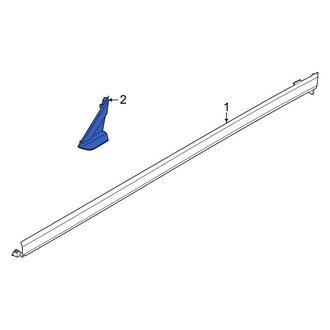 Hyundai OE - Front Left Rearward Door Applique