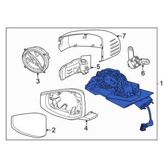 Hyundai OE - Front Left Door Mirror